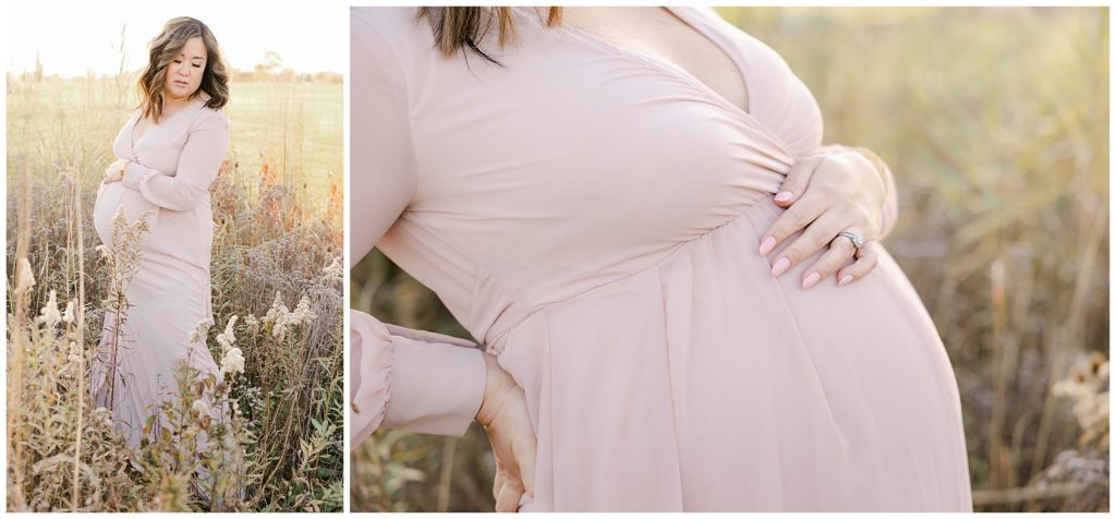 Indianapolis maternity photography session outdoors